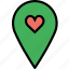 like, location, map, navigation, pin 