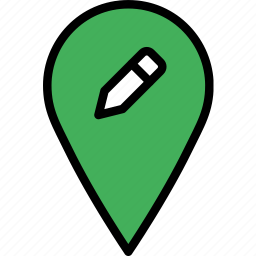 Edit, location, map, navigation, pin icon - Download on Iconfinder
