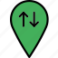 download, location, map, navigation, pin 