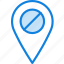 forbidden, location, map, navigation, pin 