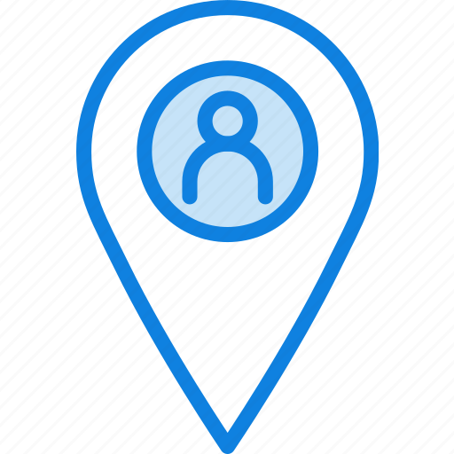 Location, map, navigation, pin, profile icon - Download on Iconfinder