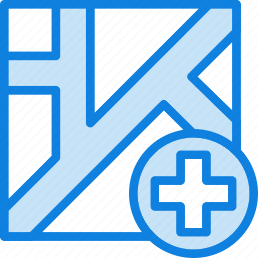 Hospital, map, navigation, pin icon - Download on Iconfinder