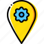 location, map, navigation, pin, settings 