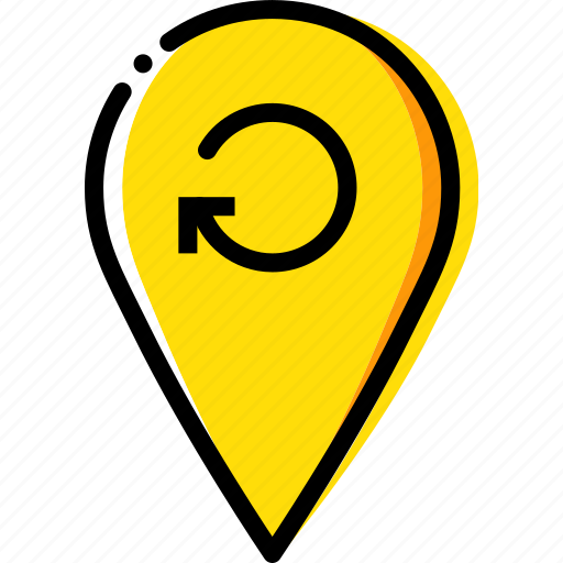 Location, map, navigation, pin, refresh icon - Download on Iconfinder