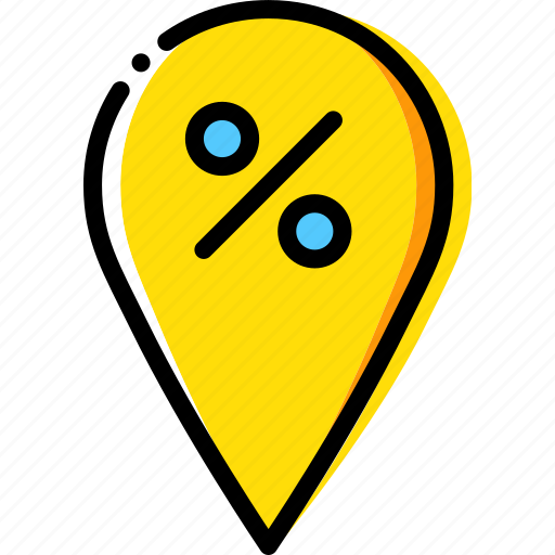 Discount, location, map, navigation, pin icon - Download on Iconfinder