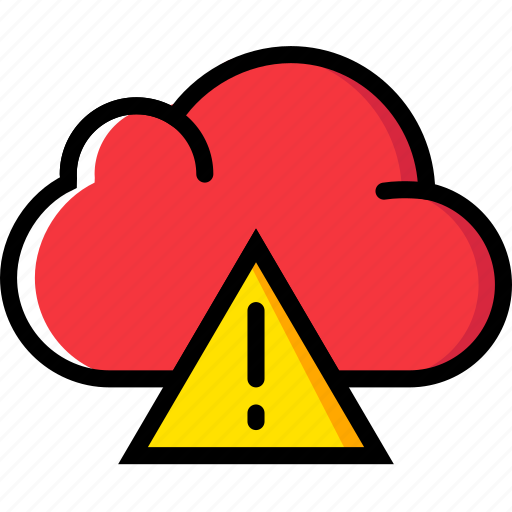 Cloud, communication, essential, interaction, warning icon - Download on Iconfinder