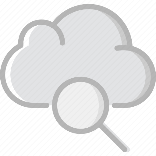 Cloud, communication, essential, interaction, search icon - Download on Iconfinder