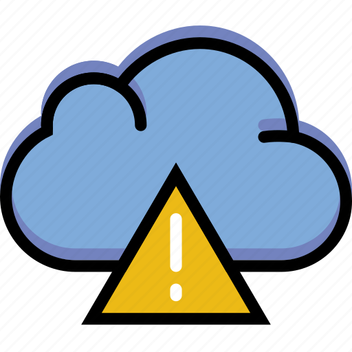 Cloud, communication, essential, interaction, warning icon - Download on Iconfinder