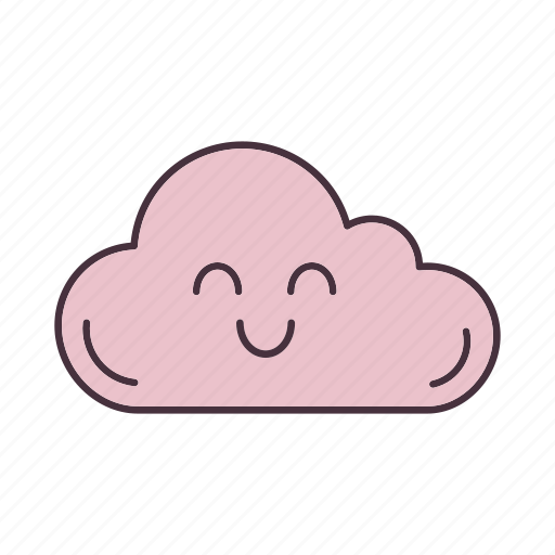 Cheerful, cloud, cloud computing, emoji, emoticon, happy, smile icon - Download on Iconfinder