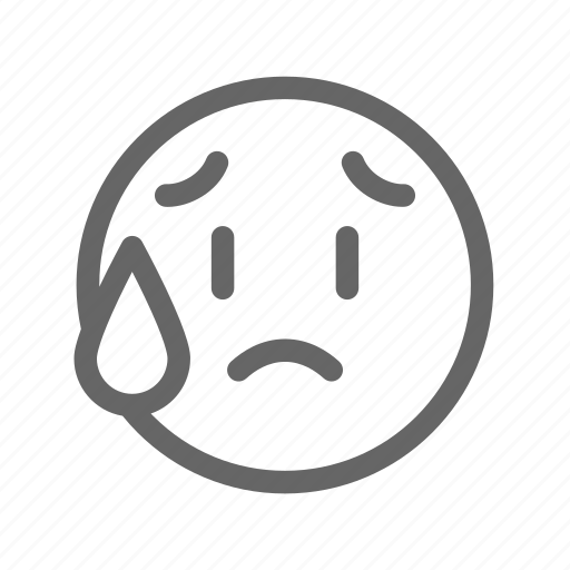 Awkward, drop, emoji, emoticon, smiley icon - Download on Iconfinder