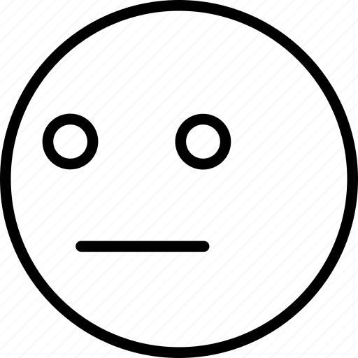 Emoji, face, neutral, smiley icon - Download on Iconfinder