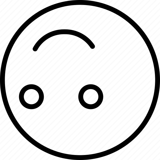 Down, emoji, face, smiley, upside icon - Download on Iconfinder