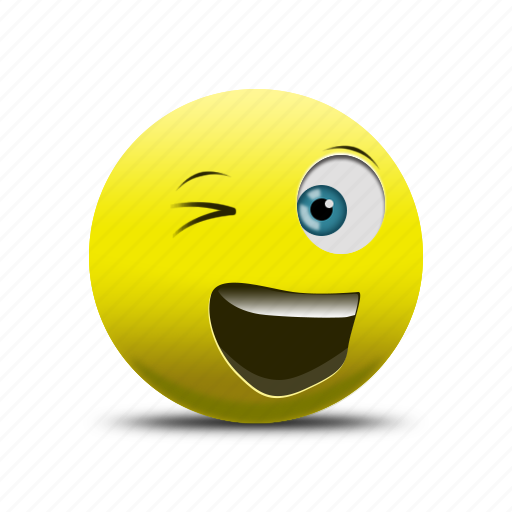 Emoji, smile, smiley, winking, winking face icon - Download on Iconfinder