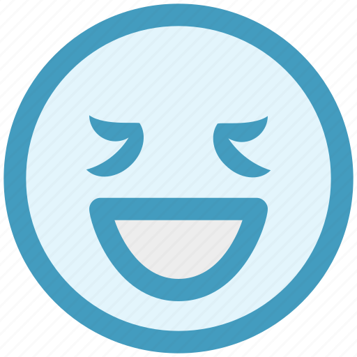 Emoticon, expression, face, happy, lucky, non-serious person, smiley icon - Download on Iconfinder