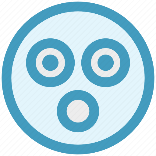 Emoji, emoticon, expression, face, shocked, shocked face, smiley icon - Download on Iconfinder