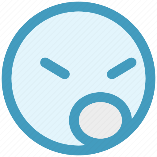 Angry, emoji, emotion, emotions, face, sad, unhappy icon - Download on Iconfinder