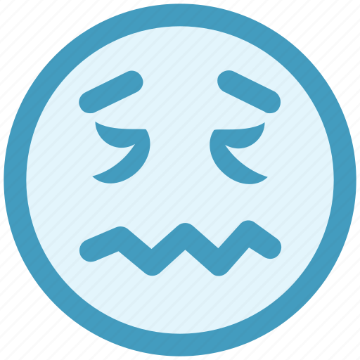 Emoticons, expression, face smiley, lip seal, rage, sad, smiley icon - Download on Iconfinder