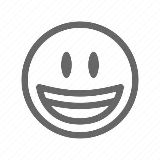 Emoji, emoticon, emotion, face, grinning, happy icon - Download on Iconfinder