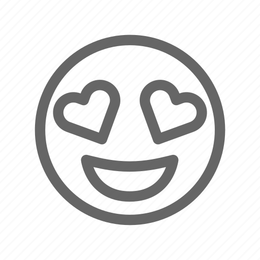 Emoji, emoticon, happy, love, smiley, smiling face icon - Download on Iconfinder