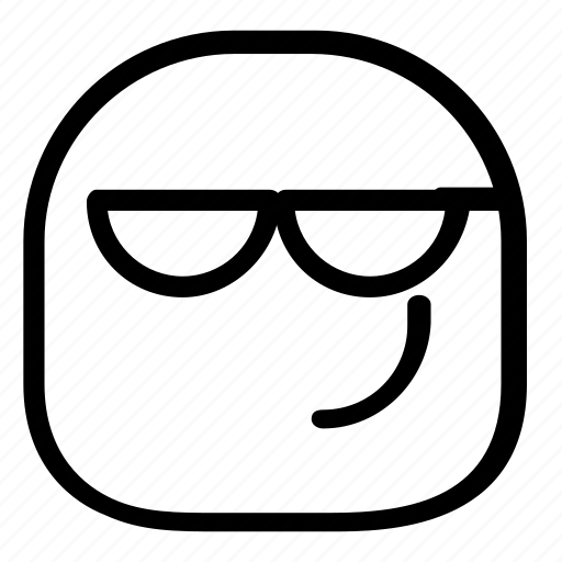 Cool, emoji, emoticon, sunglasses icon - Download on Iconfinder