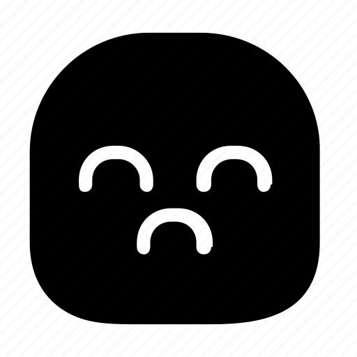 Emoticon, sad, unhappy icon - Download on Iconfinder
