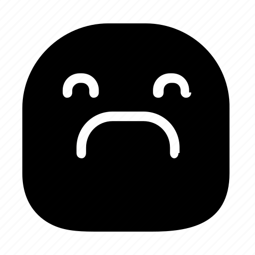 Emoticon, unhappy, upset, sad icon - Download on Iconfinder