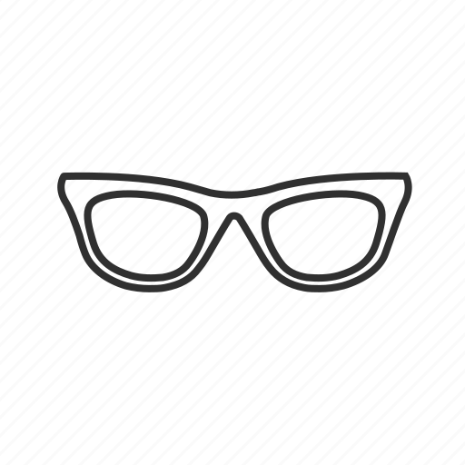 Eyeglass, eyewear, frame, lense, nerd glasses, sunglass, glasses icon - Download on Iconfinder