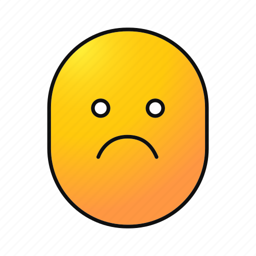Depressed, emoji, emoticon, sad, smiley, unhappy, upset icon - Download on Iconfinder