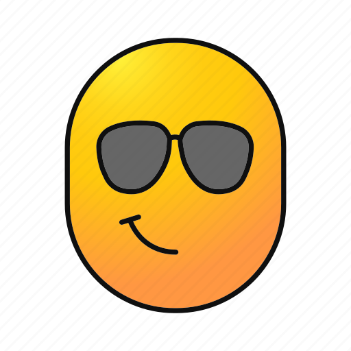 Cool, emoji, emoticon, face, grinning, smiley, smirking icon - Download on Iconfinder