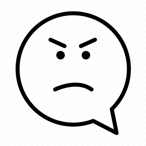 Annoyed, emoji, face, off, pissed icon - Download on Iconfinder
