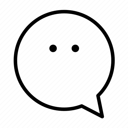 Emoji, face, less, speech icon - Download on Iconfinder