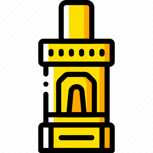 And, coil, smoking, tank, vape, vaping, yellow icon - Download on Iconfinder