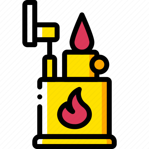 And, lighter, smoking, vaping, yellow icon - Download on Iconfinder
