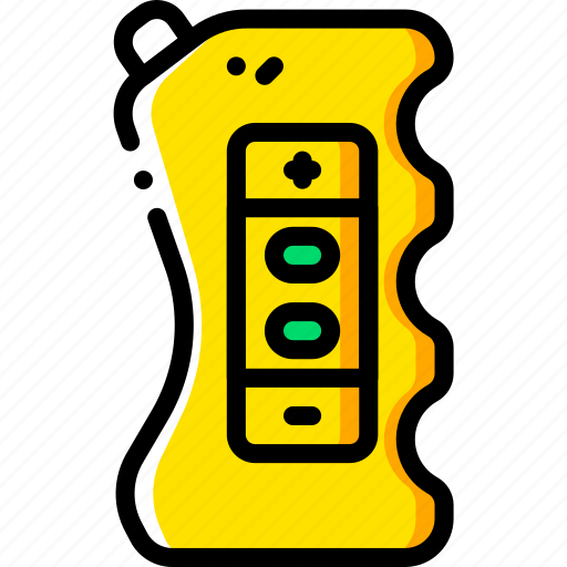 Box, mod, smoking, vaping, yellow icon - Download on Iconfinder