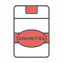 cigaret, cigarette, cigarettes, pack, smoke, smoking, tobacco