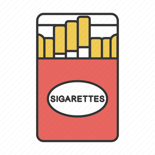 Cigaret, cigarette, cigarettes, pack, smoke, smoking, tobacco icon - Download on Iconfinder