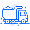 dump truck, garbage truck, garbage vehicle, trash delivery, waste truck 