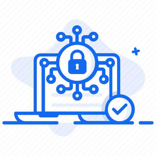 Cyber security, laptop protection, laptop security, system protection, system security icon - Download on Iconfinder