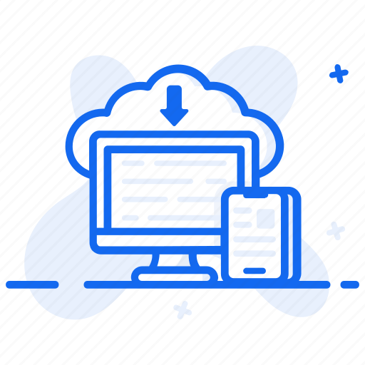 Cloud computing, cloud downloading, cloud storage, cloud technology, data downloading, online downloading icon - Download on Iconfinder