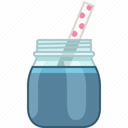 Blueberry, drink, fitness, health, smoothie, vitamins icon - Download on Iconfinder