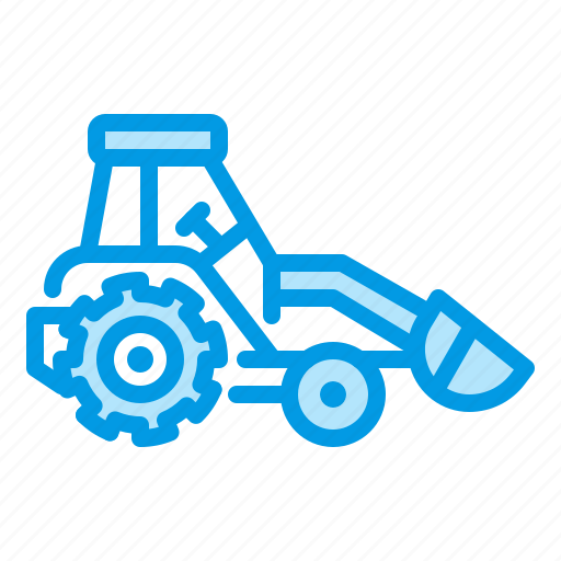 Bulldozer, front, loader, tractor icon - Download on Iconfinder