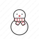 christmas, holiday, man, snow, snowman, winter, xmas icon