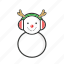 christmas, holiday, man, snow, snowman, winter, xmas icon 