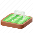 goal, soccer field, football, sport, soccer, field, football field, football ground, game 