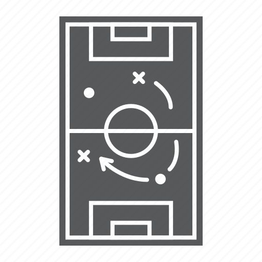 Soccer, tactics, field, strategy, tactic, football, plan icon - Download on Iconfinder