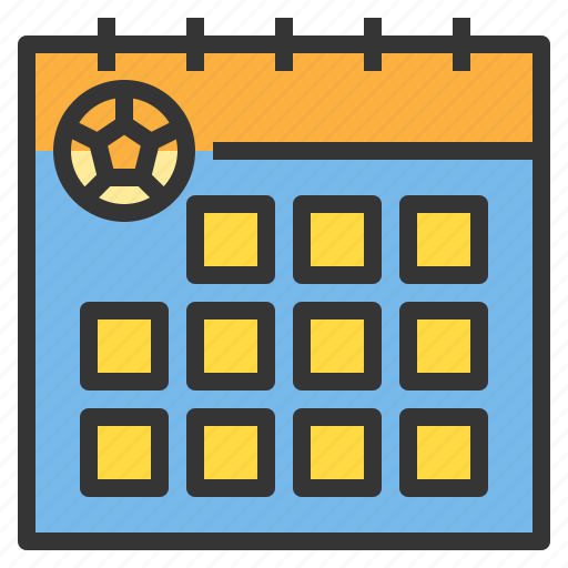 Calendar, match, schedule, sport, stadium icon - Download on Iconfinder