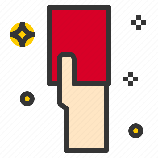 Card, red, sport, stadium, yellow icon - Download on Iconfinder