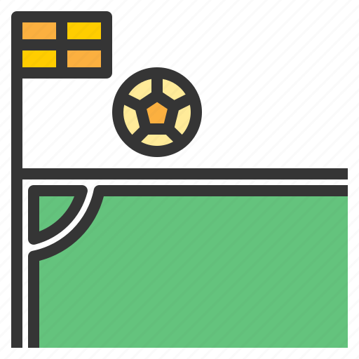 Corner, flag, kick, sport, stadium icon - Download on Iconfinder