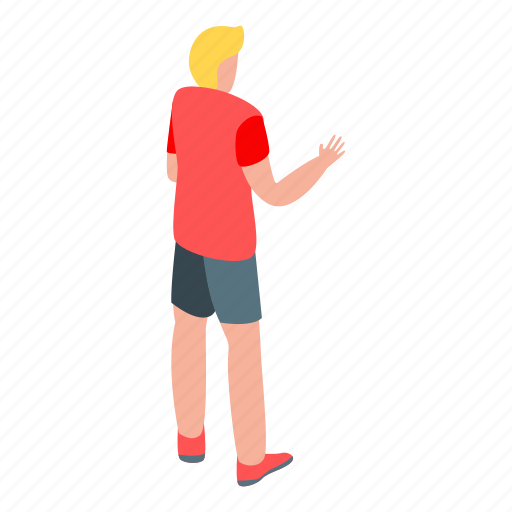Cartoon, hand, isometric, person, referee, soccer, sport icon - Download on Iconfinder