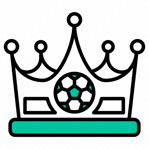 Crown, king, royal, game, football, ball icon - Download on Iconfinder
